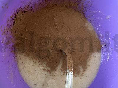 Šokoladiniai avižiniai sausainiai Žingsnis 2