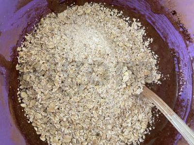 Šokoladiniai avižiniai sausainiai Žingsnis 3