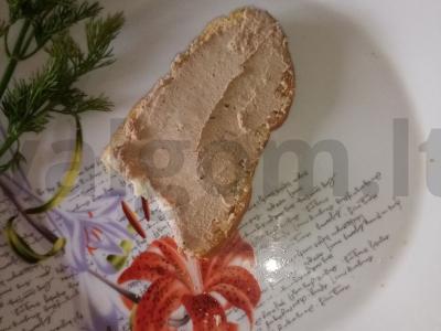 Sveikas sumuštinis su obuoliu ir paštetu Žingsnis 1
