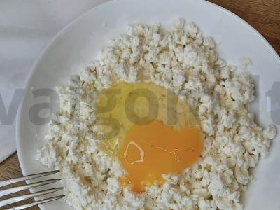 Sūrio pyragėliai iš ruginių miltų su grietine Žingsnis 2