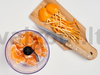 Mandarinų grietinė Žingsnis 1