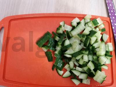 "Fresh" salotos su rūkyta vištienos krūtinėle Žingsnis 3