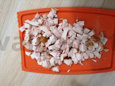 "Fresh" salotos su rūkyta vištienos krūtinėle Žingsnis 4