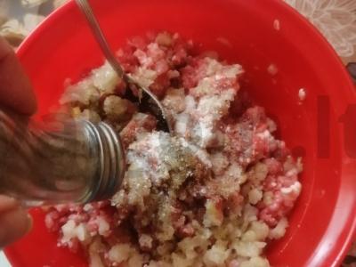 Tingūs koldūnai su malta mėsa Žingsnis 2