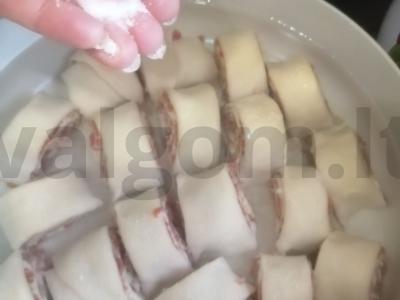 Tingūs koldūnai su malta mėsa Žingsnis 8