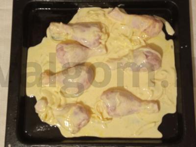 Gardžios vištienos kojos kefyre Žingsnis 2