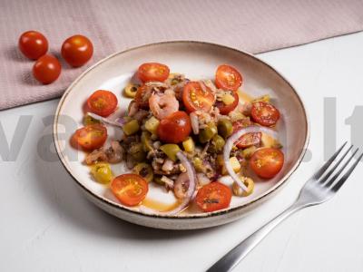 Salotos su sardinėmis ir krevetėmis Žingsnis 6