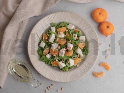 Salotos su mandarinais, kedro riešutais ir feta Žingsnis 2