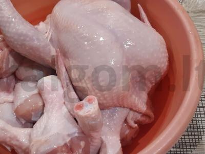 Skanus vištienos kebabas ant grotelių Žingsnis 1