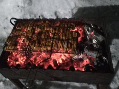 Skanus vištienos kebabas ant grotelių Žingsnis 4