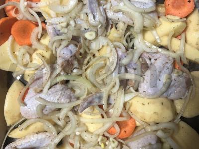 Sparneliai ir bulvės Žingsnis 3