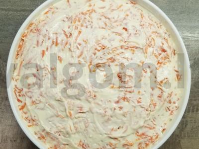 Šventinė silkė po kailiu su ikrais Žingsnis 2