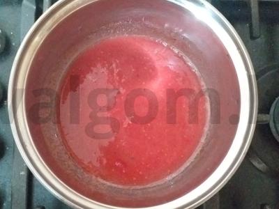 Naminis agar-agar marmeladas iš šaldytų uogų Žingsnis 3