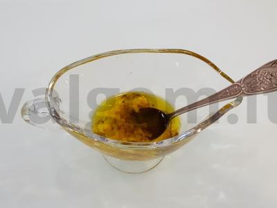 Aštrios pomidorų, paprikų ir bazilikų salotos Žingsnis 4