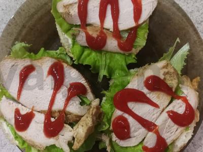 Vištienos mėsainis Žingsnis 8