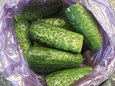 Marinuoti agurkai "Aromatiniai" Žingsnis 1