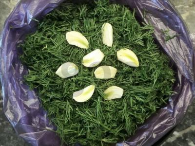 Marinuoti agurkai "Aromatiniai" Žingsnis 2