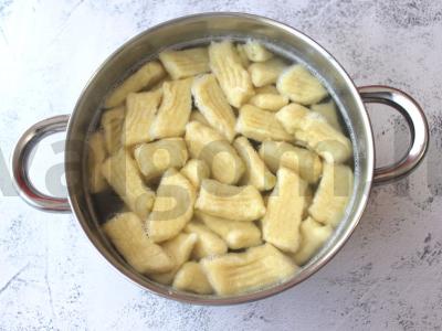 Kepti gnocchi su bulvėmis Žingsnis 7