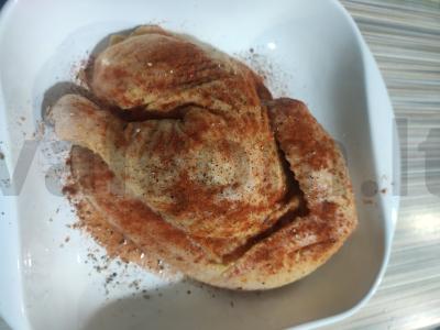 Kepta kario vištiena su traškia plutele Žingsnis 2