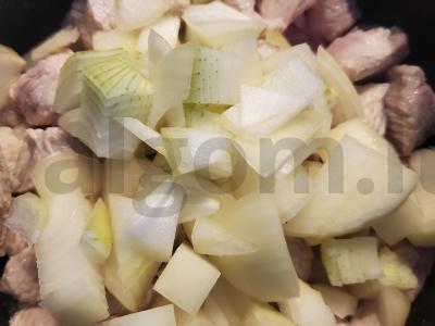 Vengriško stiliaus kalakutiena Žingsnis 2