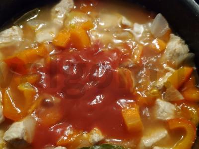 Vengriško stiliaus kalakutiena Žingsnis 7