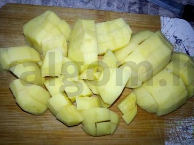 Barščiai su raudonosiomis pupelėmis Žingsnis 3