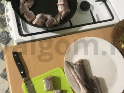 Europinės jūrų lydekos troškinys su ryžiais Žingsnis 3