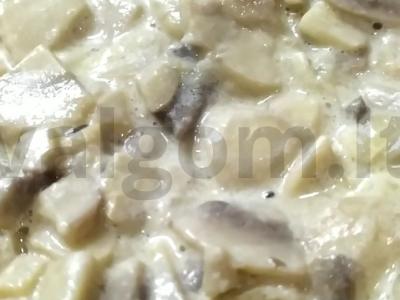 Fricassee su grybais Žingsnis 3