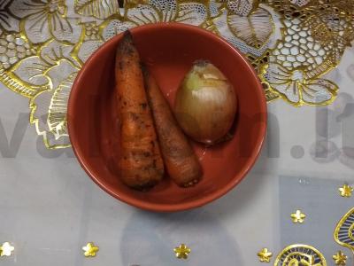 Spagečiai su vištiena daržovėse Žingsnis 2
