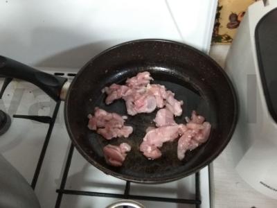 Spagečiai su vištiena daržovėse Žingsnis 5