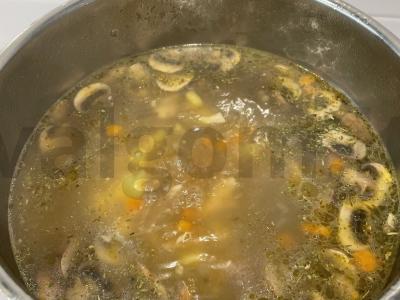 Grybų sriuba Žingsnis 6