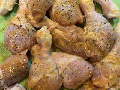 Garstyčiose kepta vištienos blauzdelė Žingsnis 1