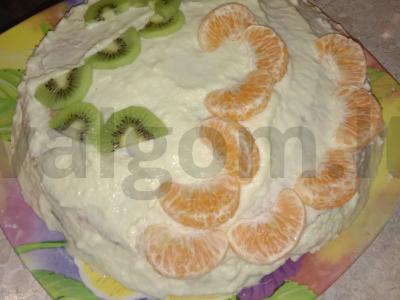 Vaisių fantazijos tortas pagrindine nuotrauka