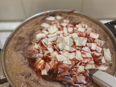 Raudonieji barščiai be kepimo Žingsnis 7