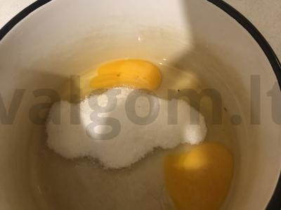 Pieno ir vandens blynai Žingsnis 1