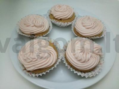 Skanūs citrininiai keksiukai su zefyrų kremu pagrindine nuotrauka