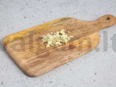 Žuvies salotų padažas su balzaminiu padažu Žingsnis 1