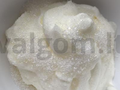 Subtilus desertas su mangais ir ananasais Žingsnis 2