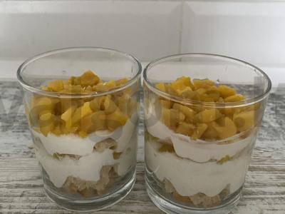 Subtilus desertas su mangais ir ananasais Žingsnis 12