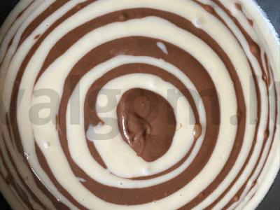 Įspūdingas zebro keksiukas Žingsnis 7