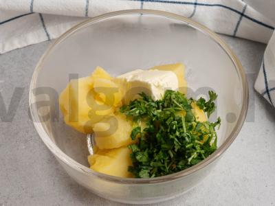 Bulvių košė su petražolėmis Žingsnis 3