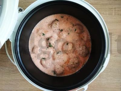 Sultingi mėsos kukuliai multicooker įrenginyje Žingsnis 3