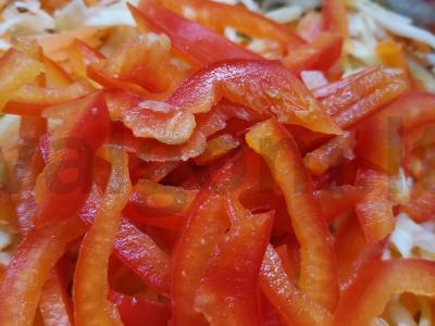 Mažai kaloringos pavasarinių kopūstų salotos Žingsnis 4