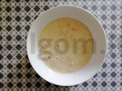 Greitas šokoladinis keksas Žingsnis 1