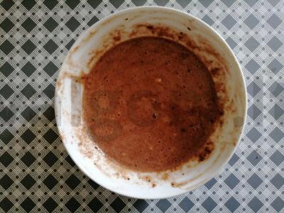 Greitas šokoladinis keksas Žingsnis 2