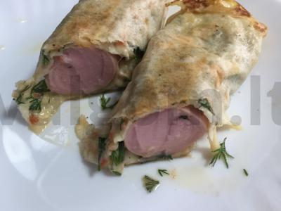 Dešra pitos duonoje pagrindine nuotrauka