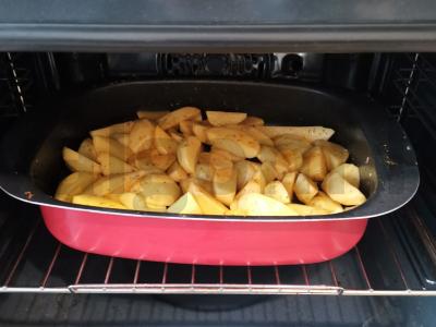 Skanūs bulvių pleištai Žingsnis 3