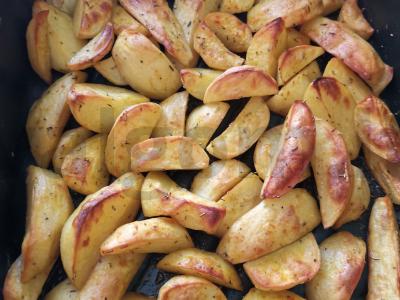 Skanūs bulvių pleištai Žingsnis 4