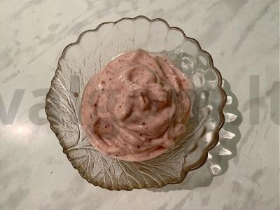 Oro bananų ir braškių šerbetas Žingsnis 4