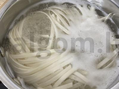 Udon makaronai su vištienos krūtinėle Žingsnis 5